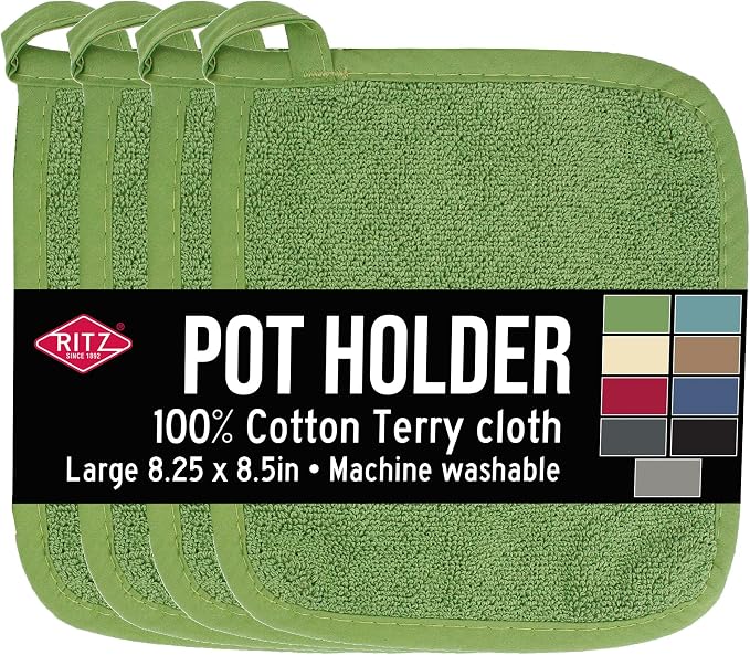 RITZ Terry Potholder & Hot Pad: Unparalleled Heat Resistant, Durable 100% by Ritz+Foodservice
