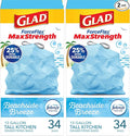 Glad Trash Bags, 13 Gallon by GladTrashFoodStorage