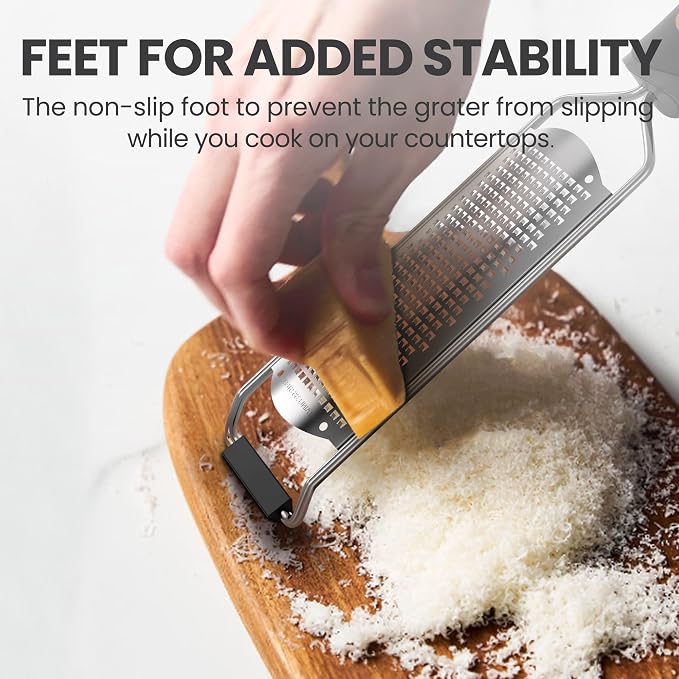 Cheese Grater, Lemon Zester, Fine Cheese Grater - Image 4
