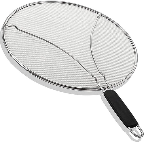 13" Grease Splatter Screen for Cooking | Stainless Steel Oil Splatter Guard and by KAFOOR