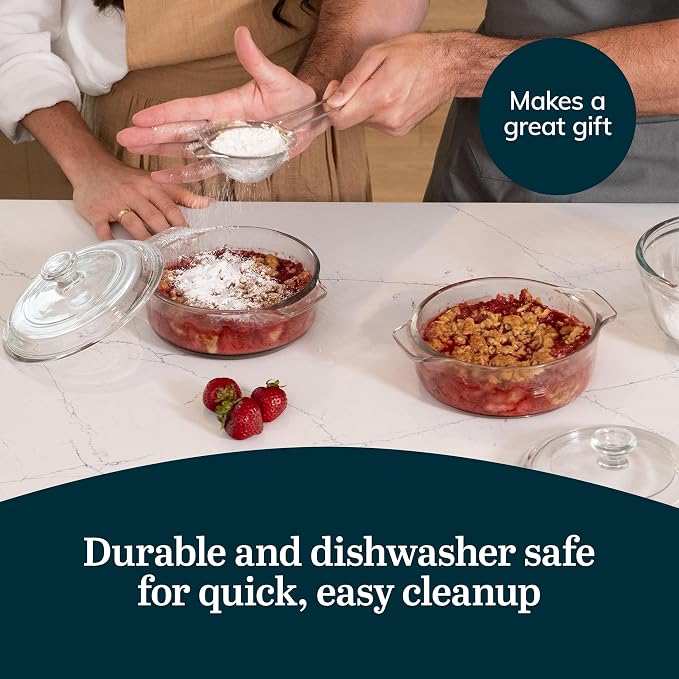 Libbey Baker's Basics 2 Piece Glass Dishes - Image 5