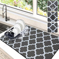 Dish Drying Mat for Kitchen Counter, Hide Stain Anti Absorbent for Kitchen by Etomiel