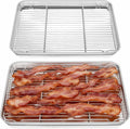 Homikit Baking Sheet with Rack Set, 18x13 Inches Stainless Steel Half Cookie by Homikit