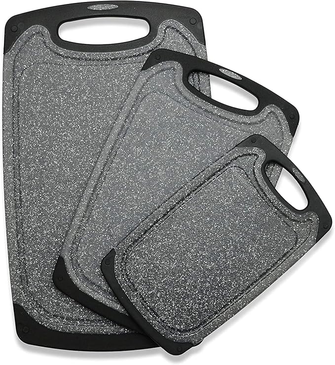 Viretang Plastic Cutting Boards Set of 3 Extra Large by Viretang