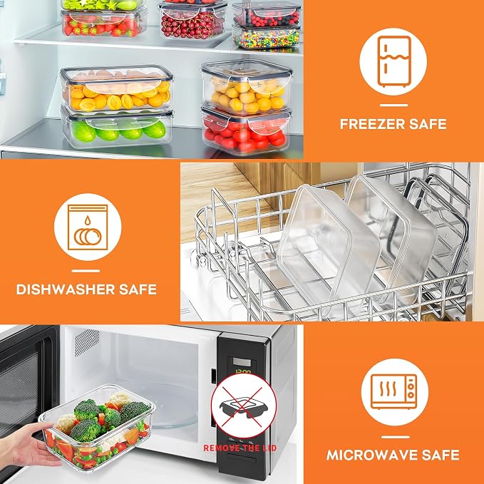 52 PCS Food Storage Containers - Image 3