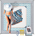 HIHOHO Beach Blanket Waterproof Sandproof Extra Large Beach Mat 79" X by HIHOHO