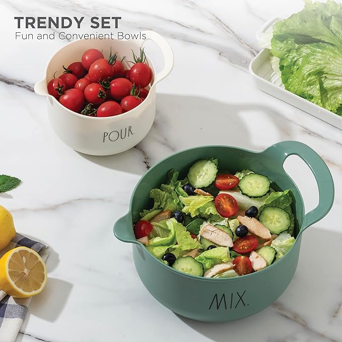 Rae Dunn Non-Slip Mixing Bowls - Image 4