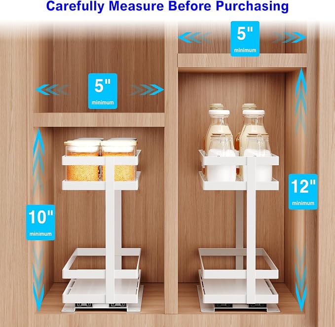 Mustorn Pull Out Spice Rack Organizer - Image 9