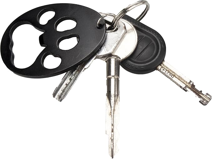 Swatom Dog Paw Keychain Bottle Opener Beer Opener Tool, Key Tag Chain Ring - Image 4