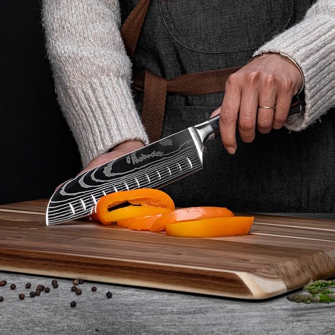 SENKEN 8-piece Premium Japanese Kitchen Knife Set - Image 3