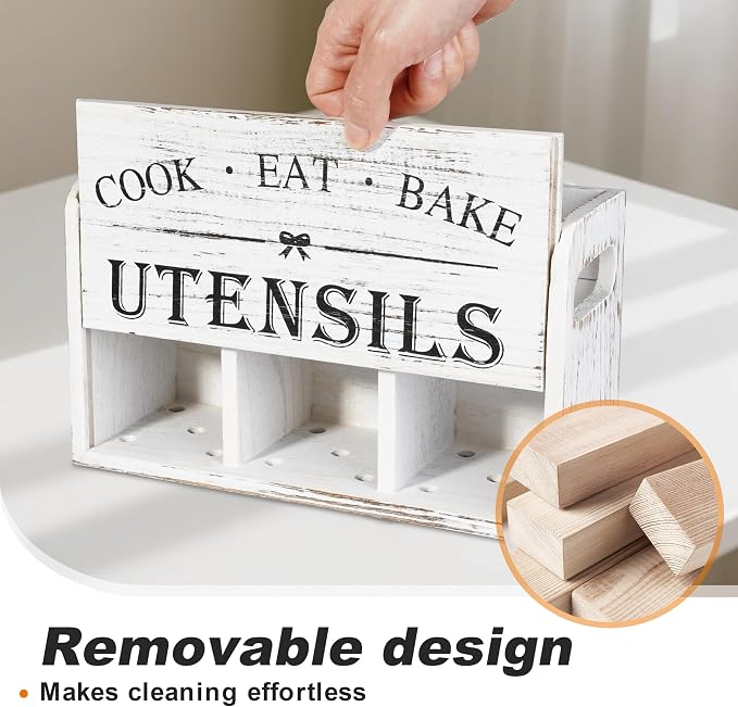 Wooden Kitchen Utensil Holder - Image 7