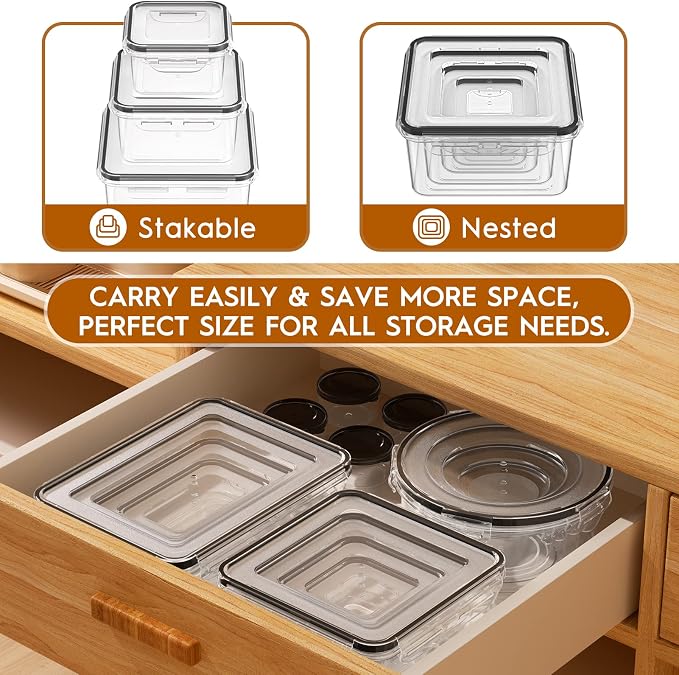 52 PCS Food Storage Containers - Image 5