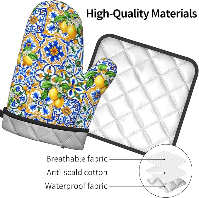 Lemon Oven Mitts - Image 4