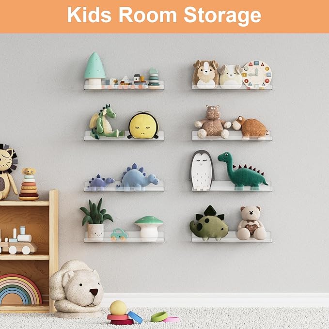 upsimples 16 Pack Acrylic Shelves - Image 8