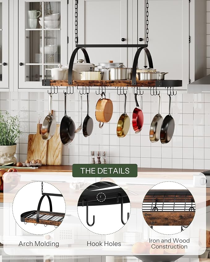 CHOEZON Hanging Pot Rack, Pot Hanger - Image 7