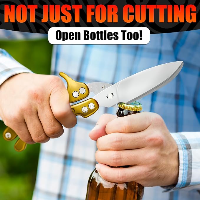 Heavy Duty Poultry Shears – Kitchen Shears Dishwasher Safe, Spring-Loaded - Image 9