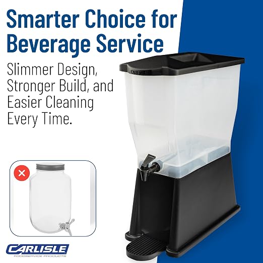 Carlisle FoodService Products Trimline Rectangular Beverage Dispenser - Image 7