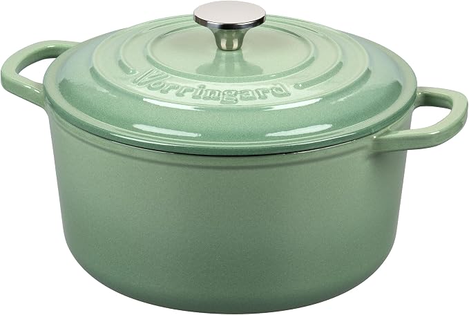 VORRINGARD Enameled Cast Iron Dutch Oven Pot - Image 6