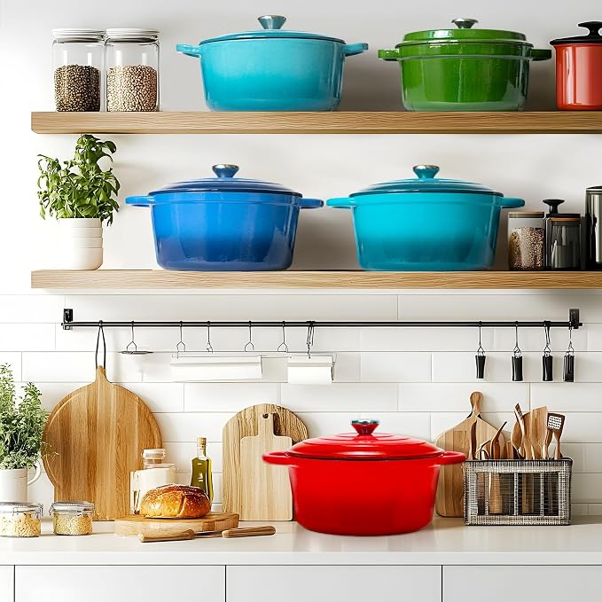 5QT Enameled Cast Iron Bread Oven - Image 7