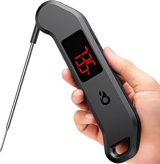 Professional Digital Meat Thermometer, 1 Sec Instant Read, ±0.5℉ Accuracy by ThermoMaven