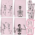 Leinuosen 8 Pcs Skull Kitchen Decor Set Kitchen Towels Gothic Oven Mitts and by Leinuosen