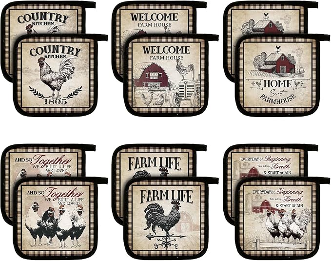 Bencailor 12 Pcs Pot Holders by Bencailor