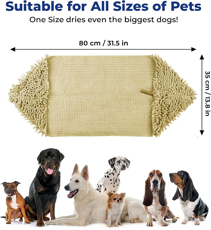 Muddy Mat® Doggy Dryer, Highly Absorbent Microfiber Washable Dog Shammy - Image 9