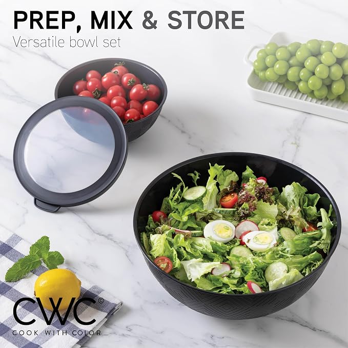 COOK WITH COLOR Mixing Bowls with Lids - Image 3
