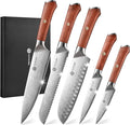 YOTSUBA 5 PCS Kitchen Knife Set, Professional Razor Sharp Japanese Knife Set by ExperiencethetrueessenceofJapanesecraftsmanshipandprecisionwiththeYotsubaKnife-embodyingthespiritofJapanineveryslice