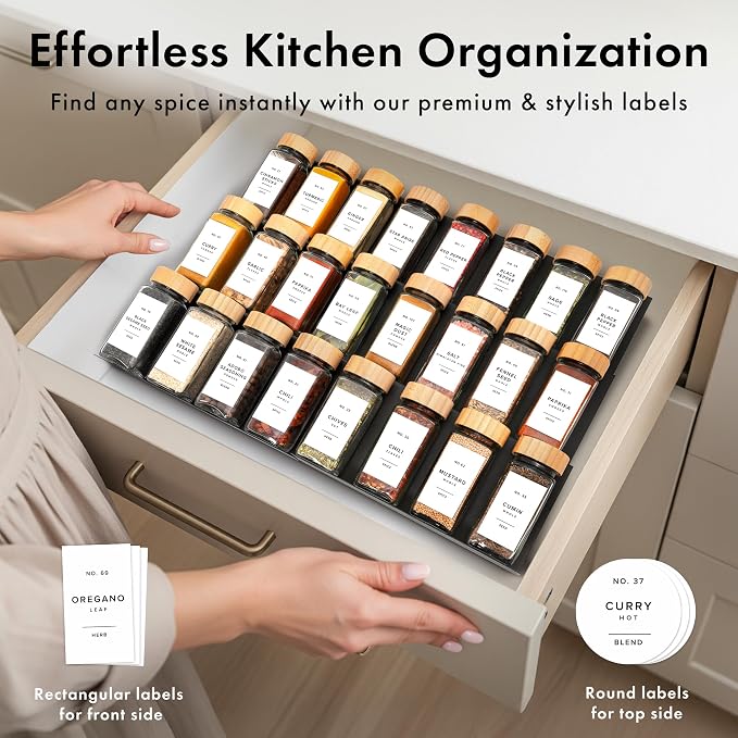 EDELHAUS® Square Spice Jars - Image 3