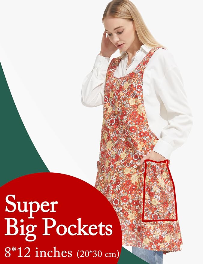 Cozy Adjustable Cross Back Aprons - Image 3