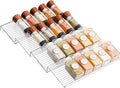 Yieach 4 Pack Adjustable In Drawer Spice Organizer by Yieach