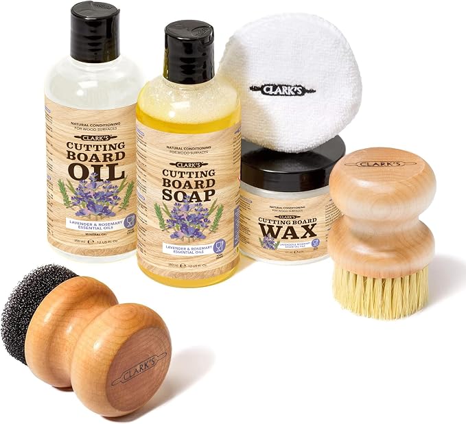 CLARK'S Cutting Board Care Kit by CLARKS