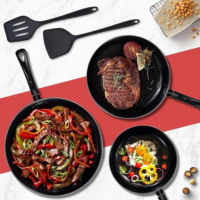 hunnycook Nonstick Frying Pan Set - Image 7