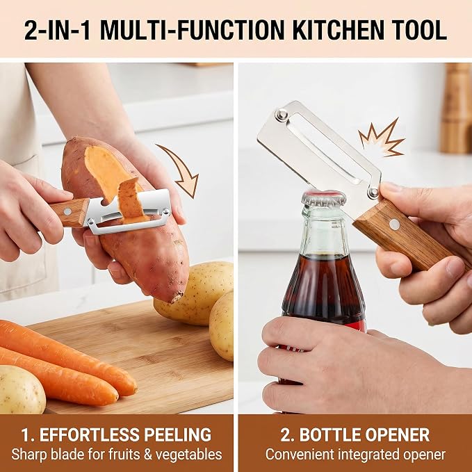 2PCS Multifunctional Vegetable Peeler - Image 3