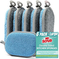 All-Purpose Sponges Kitchen, Non Scratch Dish Sponge by MrScrubCleaninghelpers