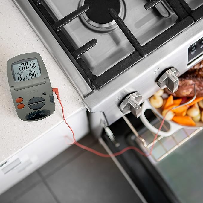 Taylor Programmable with Timer Instant Read Wired Probe Digital, Grill BBQ - Image 6