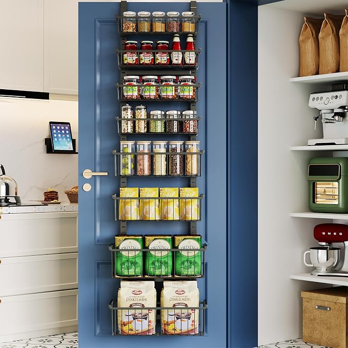 Over The Door Pantry Organizer, 8-Tier Over The Door Organizer by MSERCUOR