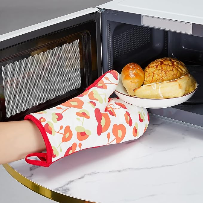 Oven Mitts and Potholders Dish Towles Set 100% Cotton - Image 2