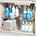2 Tier Under Sink Organizer Bathroom Organizers and Storage by FAMOVELL