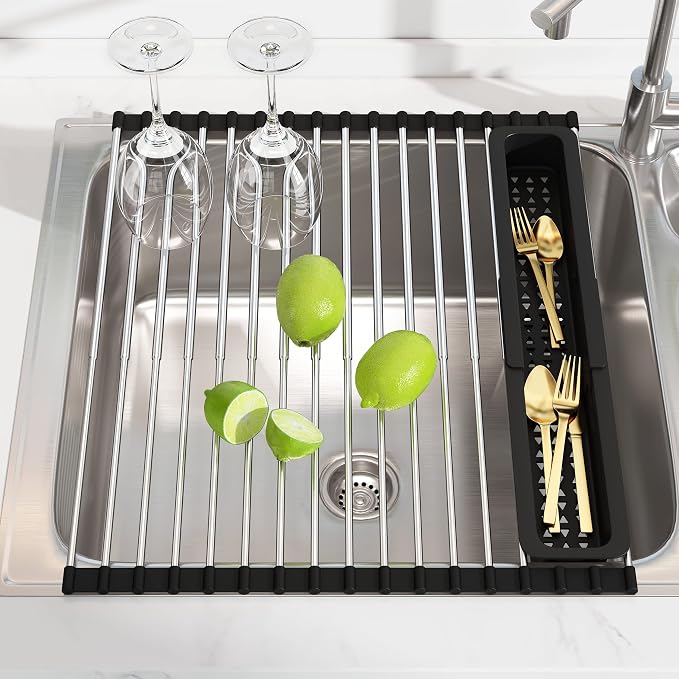 JASIWAY Dish Drying Rack, Roll Up Dryer Rack by JASIWAY