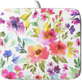 Spring Floral Dish Drying Mat for Kitchen Counter Flower Microfiber Absorbent by Unknown