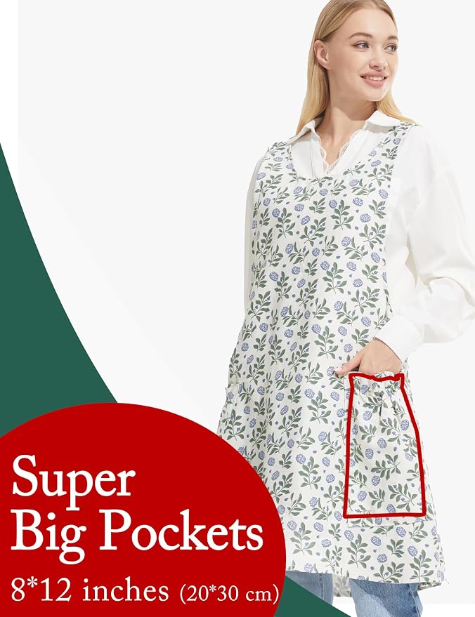 Cozy Adjustable Cross Back Aprons - Image 3