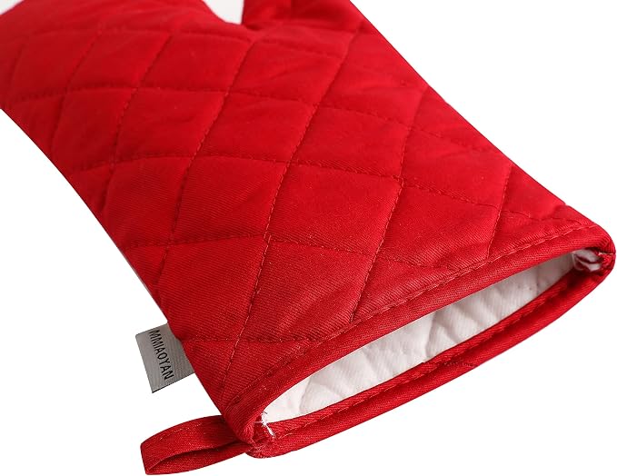 Oven Mitts and Pot Holders 4 pcs Set, High Heat Resistant 500 Degree Extra - Image 6