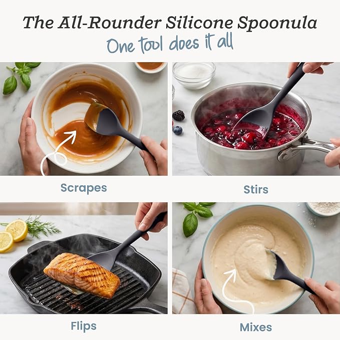 StarPack Silicone Spoonula The All-Rounder 10.5 Inch - Image 2