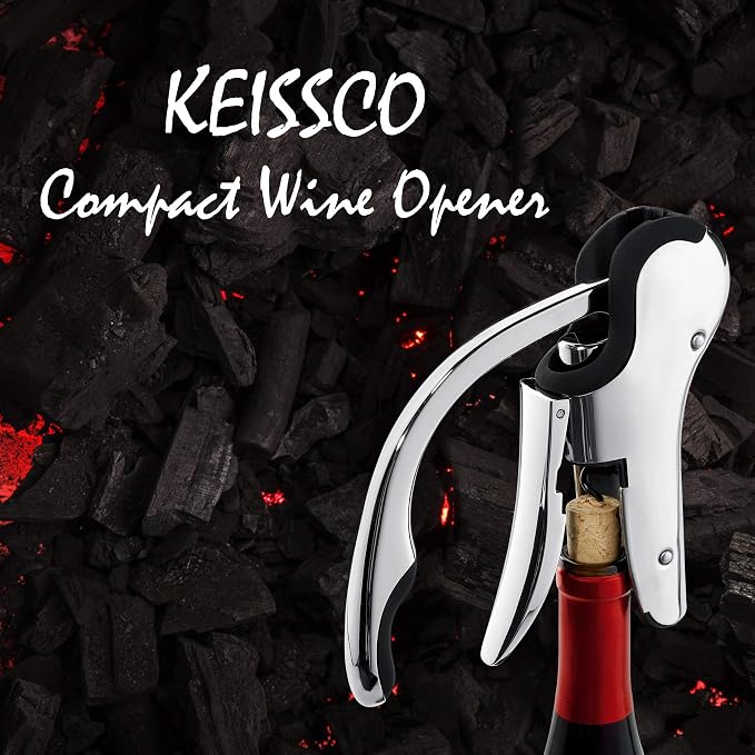 Stainless Steel Wine Opener Compact Vertical Corkscrew Wine Bottle Opener - Image 2