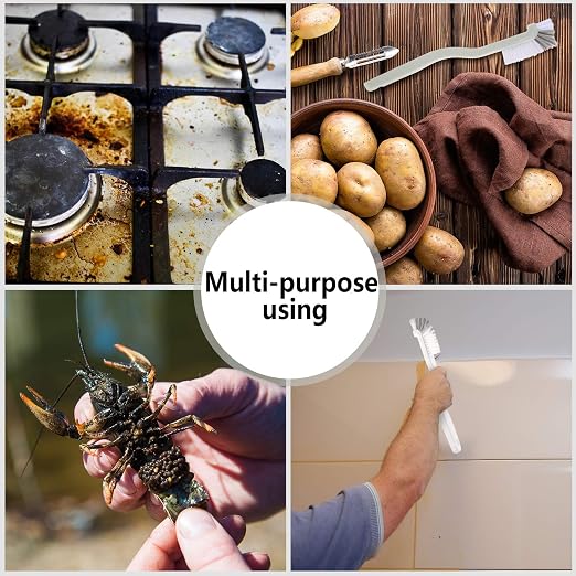 Patelai 4 Pieces Cleaning Brush Sets Small Scrub Brush Household Use - Image 5