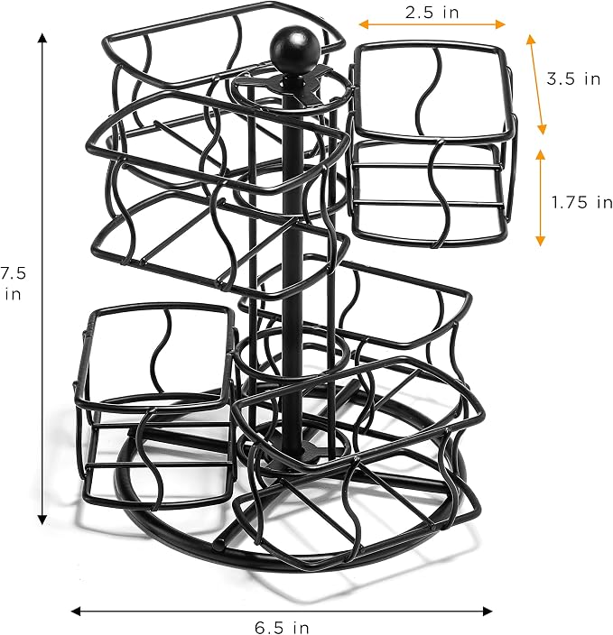 Sorbus Tea Bag Spinning Carousel - Image 2