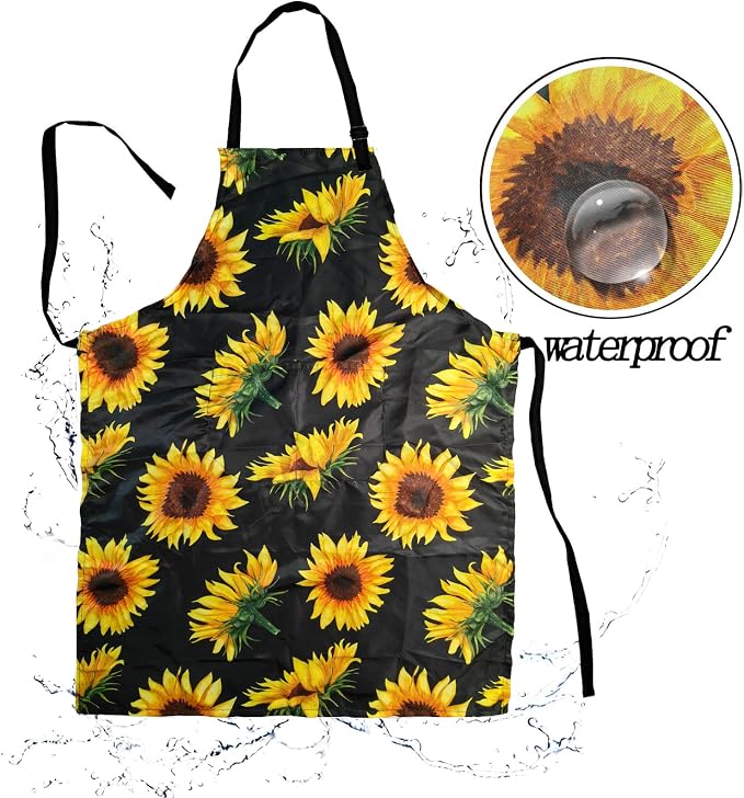Adjustable Waterproof Apron Bib Apron - Image 5
