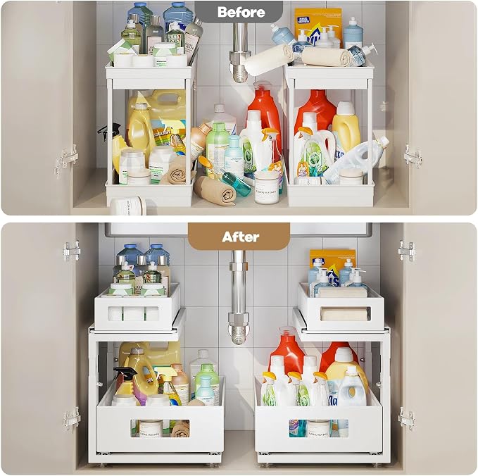 1 Pack 15.74IN-Depth Under Sink Organizer - Image 6